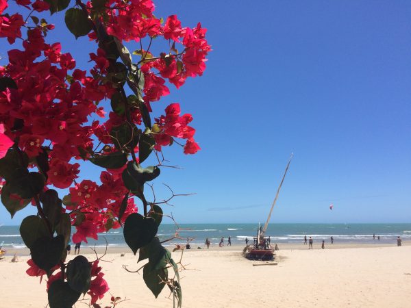 La plage de Pontal et ses bougaivilliers