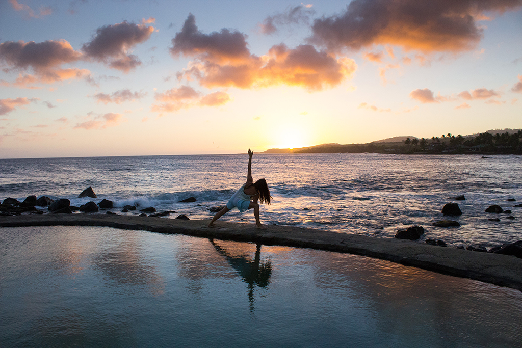 yoga plage