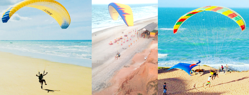 Parapente sur la plage