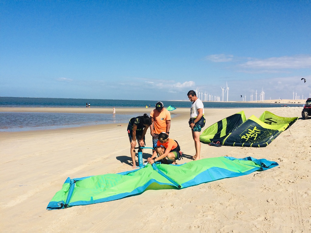 Cours sur la plage