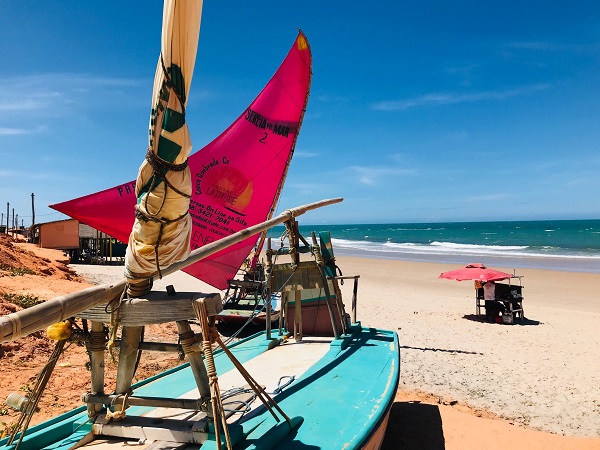 Jangadas sur la plage