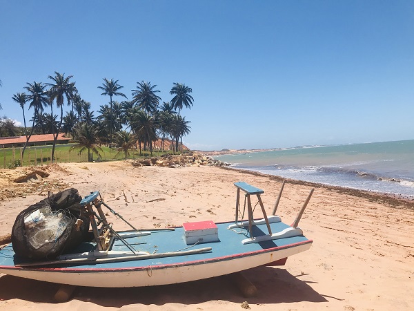 Jangada sur la plage