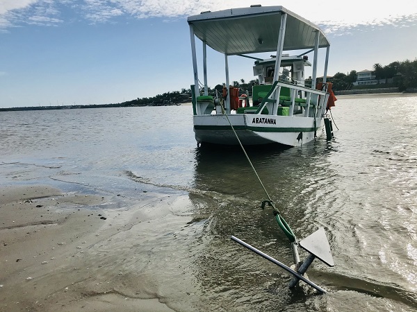 Bateau sur le Jaguaribe