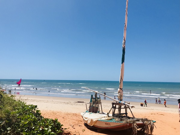 Jangada sur la plage